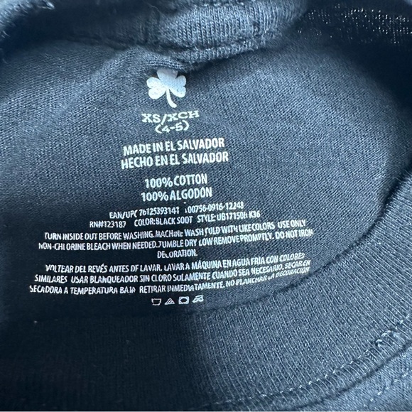 St. Patrick’s Day T-Shirt Black, Green, & White Size 5 - Picture 12 of 16